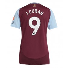 Aston Villa Jhon Duran #9 Hemmatröja Dam 2024-25 Korta ärmar